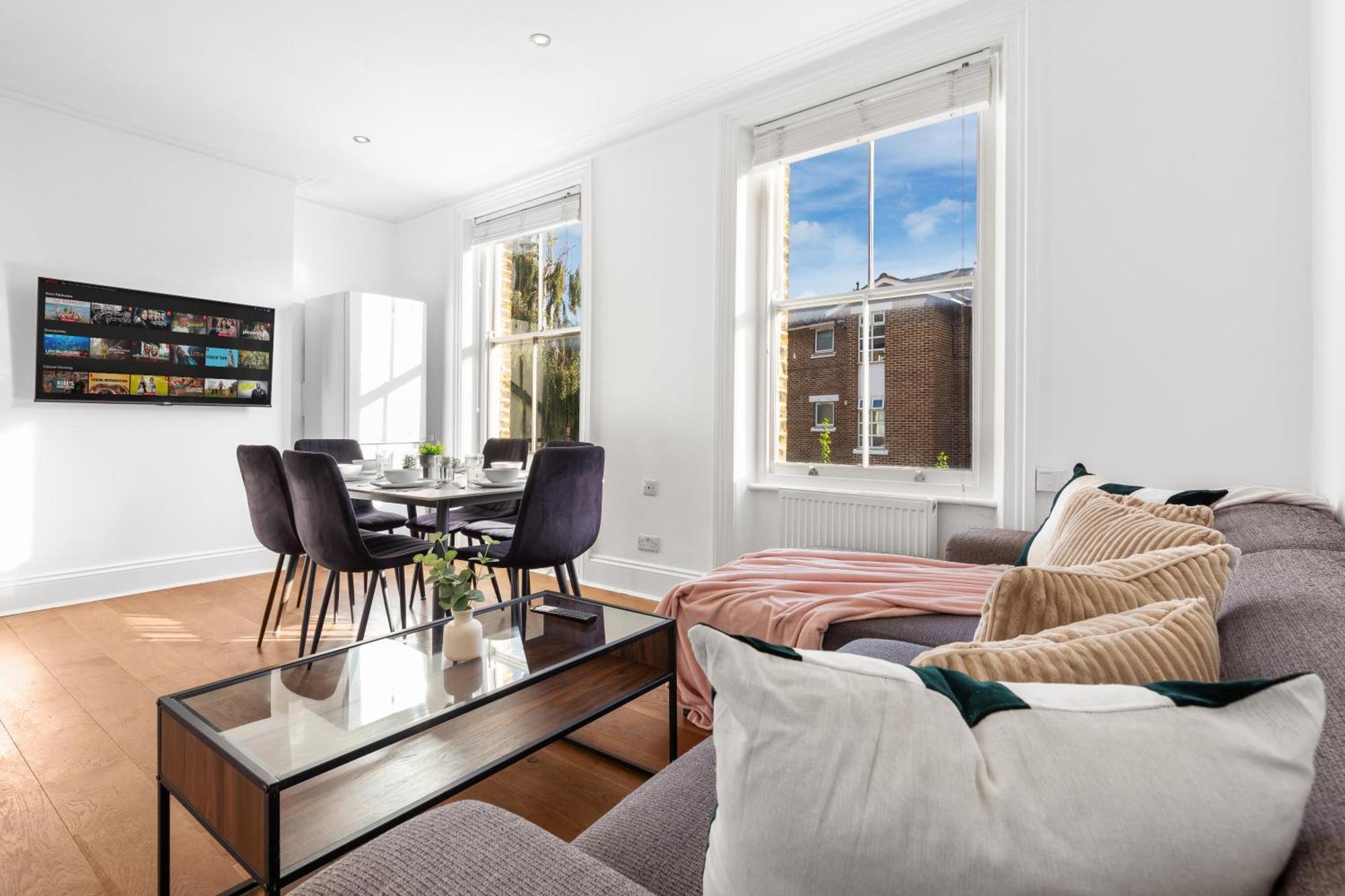Luxury 4 Bedroom Flat With Stunning Shard View From Terrace In Central London! Next To Station, Sleeps 9 Dış mekan fotoğraf